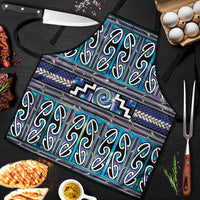 Maori Matariki Apron Blue Galaxy Aesthetic Koru Art