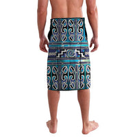Maori Matariki Lavalava Blue Galaxy Aesthetic Koru Art LT01 - Polynesian Pride