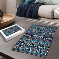 Maori Matariki Puzzle Blue Galaxy Aesthetic Koru Art