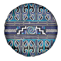 Maori Matariki Spare Tire Cover Blue Galaxy Aesthetic Koru Art