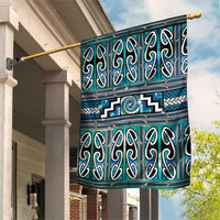 Maori Matariki Garden Flag Green Galaxy Aesthetic Koru Art LT01 House Flag Green - Polynesian Pride