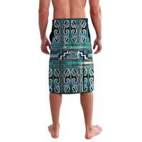 Maori Matariki Lavalava Green Galaxy Aesthetic Koru Art LT01 - Polynesian Pride