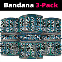 Maori Matariki Neck Gaiter Green Galaxy Aesthetic Koru Art LT01 package One Size: 25*50cm Green - Polynesian Pride
