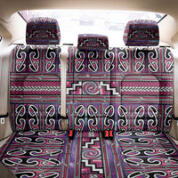 Maori Matariki Back Car Seat Cover Pink Galaxy Aesthetic Koru Art