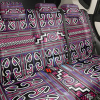 Maori Matariki Back Car Seat Cover Pink Galaxy Aesthetic Koru Art