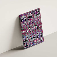 Maori Matariki Canvas Wall Art Pink Galaxy Aesthetic Koru Art