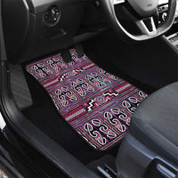 Maori Matariki Car Mats Pink Galaxy Aesthetic Koru Art LT01 - Polynesian Pride