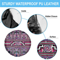 Maori Matariki Spare Tire Cover Pink Galaxy Aesthetic Koru Art