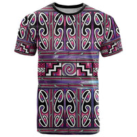 Maori Matariki T Shirt Pink Galaxy Aesthetic Koru Art LT01 Pink - Polynesian Pride