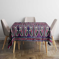 Maori Matariki Tablecloth Pink Galaxy Aesthetic Koru Art