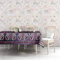 Maori Matariki Tablecloth Pink Galaxy Aesthetic Koru Art