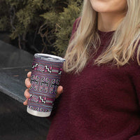 Maori Matariki Tumbler Cup Pink Galaxy Aesthetic Koru Art