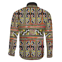 Maori Matariki Family Matching Summer Maxi Dress and Hawaiian Shirt Yellow Galaxy Aesthetic Koru Art LT01 - Polynesian Pride