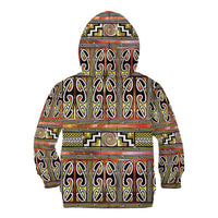 Maori Matariki Kid Hoodie Yellow Galaxy Aesthetic Koru Art