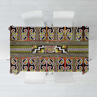 Maori Matariki Tablecloth Yellow Galaxy Aesthetic Koru Art