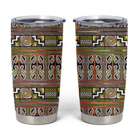 Maori Matariki Tumbler Cup Yellow Galaxy Aesthetic Koru Art LT01 Yellow - Polynesian Pride