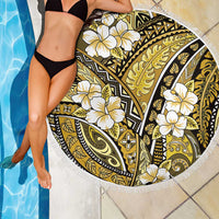 Polynesian Hibiscus Tropical Yellow Floral Beach Blanket Tribal Pattern - Polynesian Pride