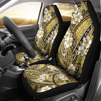 Polynesian Hibiscus Tropical Yellow Floral Car Seat Cover Tribal Pattern LT01 - Polynesian Pride