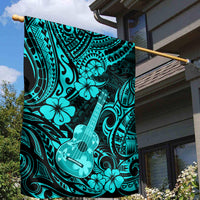 Hawaii Ukulele Garden Flag Polynesian Pattern Turquoise Version LT01 - Polynesian Pride