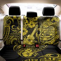Hawaii Ukulele Back Car Seat Cover Polynesian Pattern Yellow Version