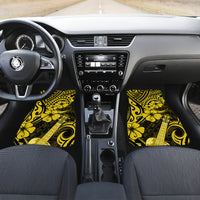Hawaii Ukulele Car Mats Polynesian Pattern Yellow Version LT01 - Polynesian Pride