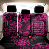 Hawaii Pineapple Back Car Seat Cover Paradise Flowers Pacific With Pink Polynesian Tribal LT01 - Polynesian Pride