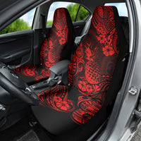 Hawaii Pineapple Car Seat Cover Polynesian Pattern Red Version LT01 - Polynesian Pride