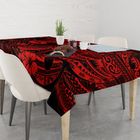 Hawaii Pineapple Tablecloth Polynesian Pattern Red Version LT01 - Polynesian Pride
