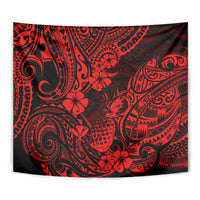Hawaii Pineapple Tapestry Polynesian Pattern Red Version LT01 - Polynesian Pride