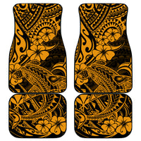 Hawaii Shark Car Mats Polynesian Pattern Gold Version LT01 Gold - Polynesian Pride