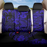 Hawaii Shark Back Car Seat Cover Polynesian Pattern Navy Blue Version LT01 One Size Blue - Polynesian Pride
