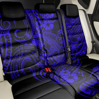 Hawaii Shark Back Car Seat Cover Polynesian Pattern Navy Blue Version LT01 - Polynesian Pride