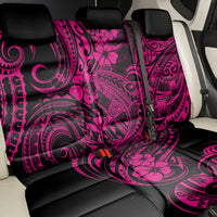 Hawaii Shark Back Car Seat Cover Polynesian Pattern Pink Version