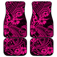 Hawaii Shark Car Mats Polynesian Pattern Pink Version LT01 Pink - Polynesian Pride