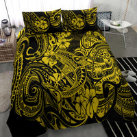 Hawaii Shark Bedding Set Polynesian Pattern Yellow Version LT01 - Polynesian Pride