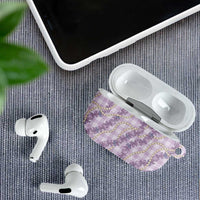 Pua Kalaunu Lei AirPods Case Palaka Pattern