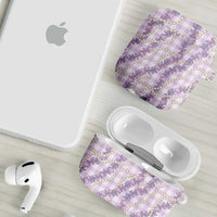 Pua Kalaunu Lei AirPods Case Palaka Pattern