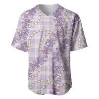 Pua Kalaunu Lei Baseball Jersey Palaka Pattern