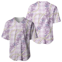 Pua Kalaunu Lei Baseball Jersey Palaka Pattern