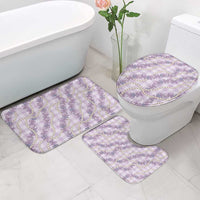 Pua Kalaunu Lei Bathroom Set Palaka Pattern