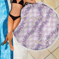 Pua Kalaunu Lei Beach Blanket Palaka Pattern