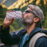 Pua Kalaunu Lei 4 in 1 Can Cooler Tumbler Palaka Pattern