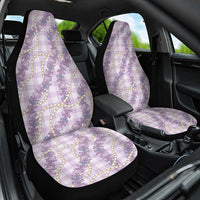 Pua Kalaunu Lei Car Seat Cover Palaka Pattern