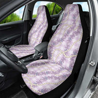 Pua Kalaunu Lei Car Seat Cover Palaka Pattern