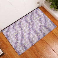 Pua Kalaunu Lei Rubber Doormat Palaka Pattern LT01 - Polynesian Pride