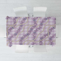 Pua Kalaunu Lei Tablecloth Palaka Pattern