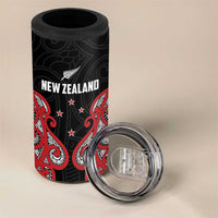 Custom Rugby New Zealand 4 in 1 Can Cooler Tumbler Baby Black Go Champions