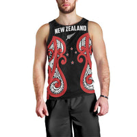 Custom Rugby New Zealand Men Tank Top Baby Black Go Champions