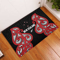 Rugby New Zealand Rubber Doormat Baby Black Go Champions