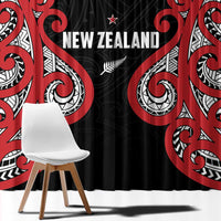 Rugby New Zealand Window Curtain Baby Black Go Champions